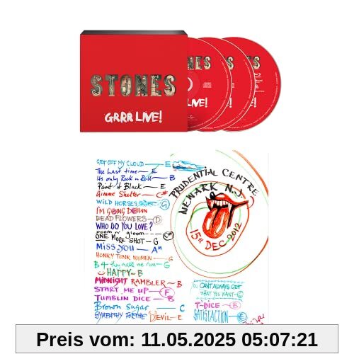 GRRR Live! (Live At Newark / CD+BR) von The Rolling Stones