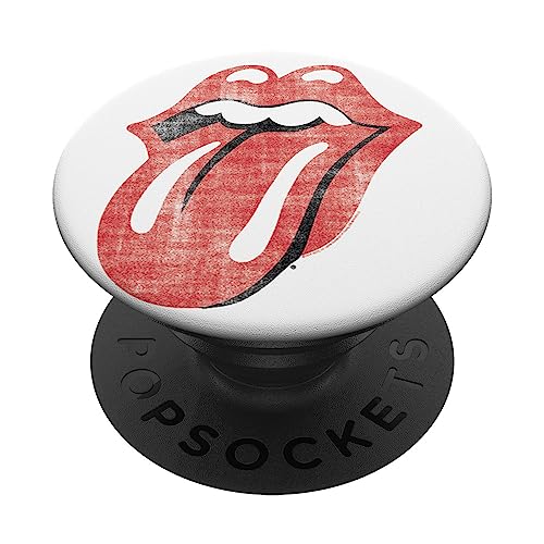 Rolling Stones Offizielle Zunge im Used-Look PopSockets mit austauschbarem PopGrip von The Rolling Stones