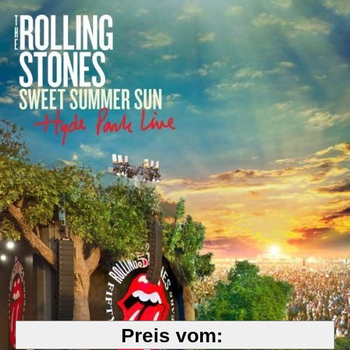 Rolling Stones - Sweet Summer Sun/Hyde Park Live  (Deluxe-Boxset mit DVD, Blu-ray und 2 CDs) [Limited Edition] von The Rolling Stones