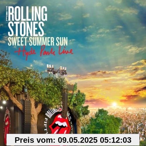 Rolling Stones - Sweet Summer Sun/Hyde Park Live  (Deluxe-Boxset mit DVD, Blu-ray und 2 CDs) [Limited Edition] von The Rolling Stones