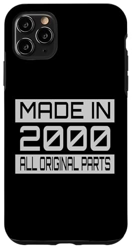 Made in 2000 All Orignal Parts Birthday Decoration Design Hülle für iPhone 11 Pro Max Made in 2000 All Orignal Parts Birthday Decoration Design Hülle für iPhone 11 Pro Max von The Sarcastic Crew Co.