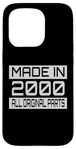 Made in 2000 All Orignal Parts Birthday Decoration Design Hülle für iPhone 15 Pro Made in 2000 All Orignal Parts Birthday Decoration Design Hülle für iPhone 15 Pro von The Sarcastic Crew Co.