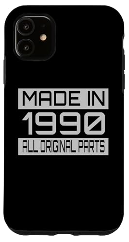 Made in1990 All Orignal Parts Birthday Decoration Design Hülle für iPhone 11 Made in1990 All Orignal Parts Birthday Decoration Design Hülle für iPhone 11 von The Sarcastic Crew Co.