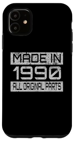 Made in1990 All Orignal Parts Birthday Decoration Design Hülle für iPhone 11 Made in1990 All Orignal Parts Birthday Decoration Design Hülle für iPhone 11 von The Sarcastic Crew Co.