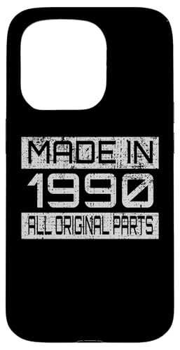 Made in1990 All Orignal Parts Birthday Decoration Design Hülle für iPhone 15 Pro Made in1990 All Orignal Parts Birthday Decoration Design Hülle für iPhone 15 Pro von The Sarcastic Crew Co.