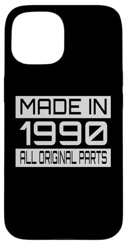 Made in1990 All Orignal Parts Birthday Decoration Design Hülle für iPhone 15 Made in1990 All Orignal Parts Birthday Decoration Design Hülle für iPhone 15 von The Sarcastic Crew Co.