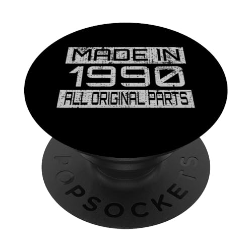 Made in1990 All Orignal Parts Birthday Decoration Design PopSockets Klebender PopGrip Made in1990 All Orignal Parts Birthday Decoration Design PopSockets Klebender PopGrip von The Sarcastic Crew Co.