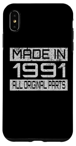 Made in1991 All Orignal Parts Birthday Decoration Design Hülle für iPhone XS Max Made in1991 All Orignal Parts Birthday Decoration Design Hülle für iPhone XS Max von The Sarcastic Crew Co.