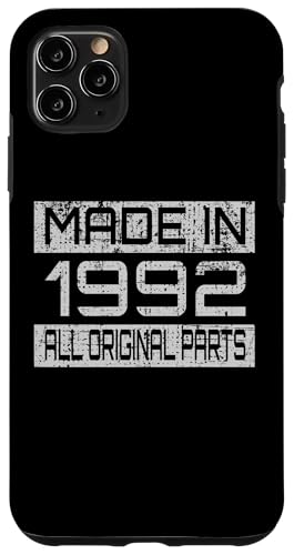 Made in1992 All Orignal Parts Birthday Decoration Design Hülle für iPhone 11 Pro Max Made in1992 All Orignal Parts Birthday Decoration Design Hülle für iPhone 11 Pro Max von The Sarcastic Crew Co.