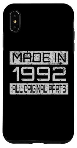 Made in1992 All Orignal Parts Birthday Decoration Design Hülle für iPhone XS Max Made in1992 All Orignal Parts Birthday Decoration Design Hülle für iPhone XS Max von The Sarcastic Crew Co.