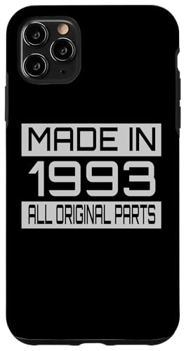 Made in1993 All Orignal Parts Birthday Decoration Design Hülle für iPhone 11 Pro Max Made in1993 All Orignal Parts Birthday Decoration Design Hülle für iPhone 11 Pro Max von The Sarcastic Crew Co.
