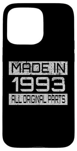 Made in1993 All Orignal Parts Birthday Decoration Design Hülle für iPhone 15 Pro Max Made in1993 All Orignal Parts Birthday Decoration Design Hülle für iPhone 15 Pro Max von The Sarcastic Crew Co.