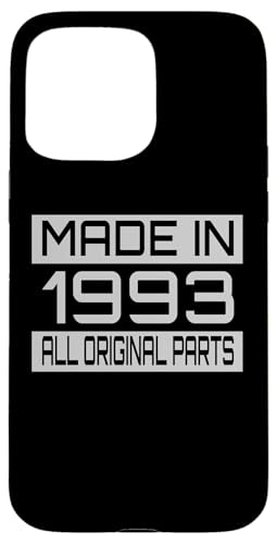 Made in1993 All Orignal Parts Birthday Decoration Design Hülle für iPhone 15 Pro Max Made in1993 All Orignal Parts Birthday Decoration Design Hülle für iPhone 15 Pro Max von The Sarcastic Crew Co.