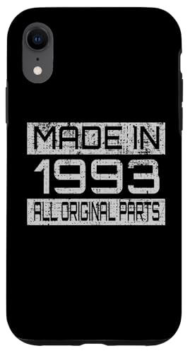 Made in1993 All Orignal Parts Birthday Decoration Design Hülle für iPhone XR Made in1993 All Orignal Parts Birthday Decoration Design Hülle für iPhone XR von The Sarcastic Crew Co.