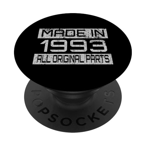 Made in1993 All Orignal Parts Birthday Decoration Design PopSockets Klebender PopGrip Made in1993 All Orignal Parts Birthday Decoration Design PopSockets Klebender PopGrip von The Sarcastic Crew Co.