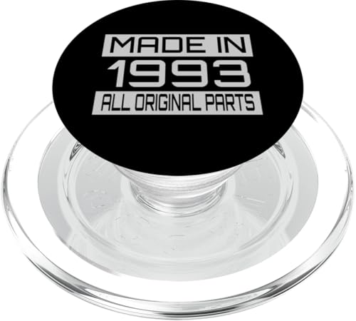 Made in1993 All Orignal Parts Birthday Decoration Design PopSockets PopGrip für MagSafe Made in1993 All Orignal Parts Birthday Decoration Design PopSockets PopGrip für MagSafe von The Sarcastic Crew Co.
