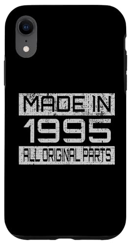 Made in1995 All Orignal Parts Birthday Decoration Design Hülle für iPhone XR Made in1995 All Orignal Parts Birthday Decoration Design Hülle für iPhone XR von The Sarcastic Crew Co.