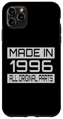 Made in1996 All Orignal Parts Birthday Decoration Design Hülle für iPhone 11 Pro Max Made in1996 All Orignal Parts Birthday Decoration Design Hülle für iPhone 11 Pro Max von The Sarcastic Crew Co.
