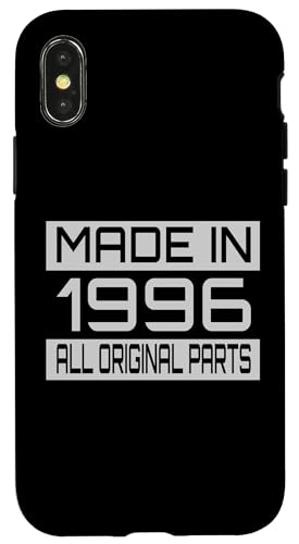 Made in1996 All Orignal Parts Birthday Decoration Design Hülle für iPhone X/XS von The Sarcastic Crew Co.
