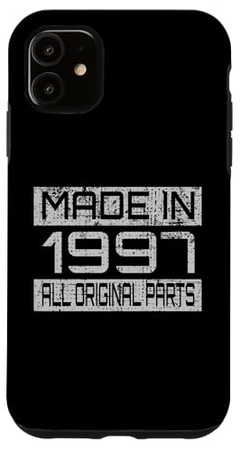 Made in1997 All Orignal Parts Birthday Decoration Design Hülle für iPhone 11 Made in1997 All Orignal Parts Birthday Decoration Design Hülle für iPhone 11 von The Sarcastic Crew Co.