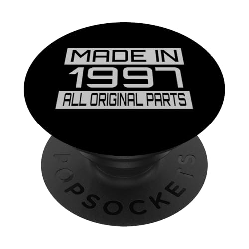 Made in1997 All Orignal Parts Birthday Decoration Design PopSockets Klebender PopGrip Made in1997 All Orignal Parts Birthday Decoration Design PopSockets Klebender PopGrip von The Sarcastic Crew Co.