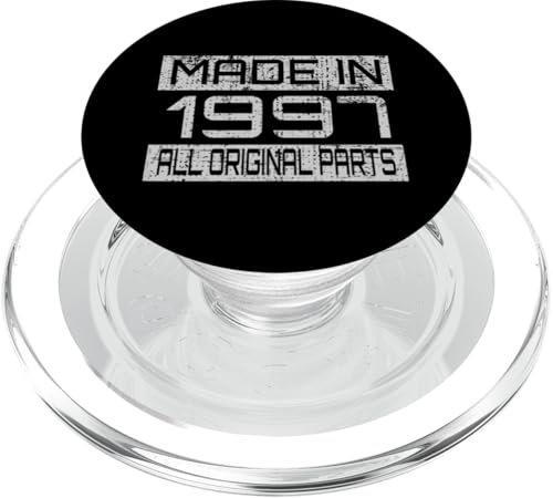Made in1997 All Orignal Parts Birthday Decoration Design PopSockets PopGrip für MagSafe Made in1997 All Orignal Parts Birthday Decoration Design PopSockets PopGrip für MagSafe von The Sarcastic Crew Co.