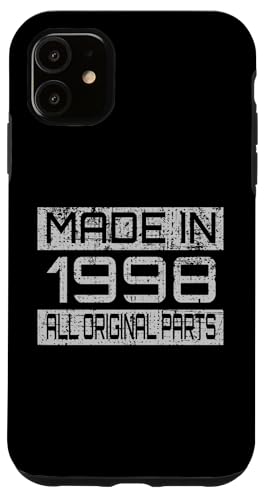 Made in1998 All Orignal Parts Birthday Decoration Design Hülle für iPhone 11 Made in1998 All Orignal Parts Birthday Decoration Design Hülle für iPhone 11 von The Sarcastic Crew Co.