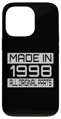 Made in1998 All Orignal Parts Birthday Decoration Design Hülle für iPhone 13 Pro Made in1998 All Orignal Parts Birthday Decoration Design Hülle für iPhone 13 Pro von The Sarcastic Crew Co.