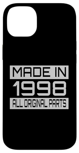 Made in1998 All Orignal Parts Birthday Decoration Design Hülle für iPhone 14 Plus Made in1998 All Orignal Parts Birthday Decoration Design Hülle für iPhone 14 Plus von The Sarcastic Crew Co.