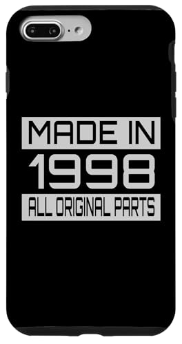 Made in1998 All Orignal Parts Birthday Decoration Design Hülle für iPhone 7 Plus/8 Plus Made in1998 All Orignal Parts Birthday Decoration Design Hülle für iPhone 7 Plus/8 Plus von The Sarcastic Crew Co.
