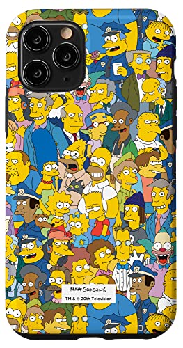 Hülle für iPhone 11 Pro Die Simpsons Springfield-Charaktere drucken von The Simpsons