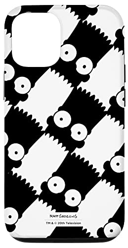 Hülle für iPhone 12/12 Pro Die Simpsons Bart Simpson Schwarz und Weiß kariert Hülle für iPhone 12/12 Pro Die Simpsons Bart Simpson Schwarz und Weiß kariert von The Simpsons