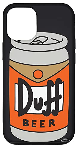 Hülle für iPhone 12/12 Pro Die Simpsons Duff Bier Schwarz von The Simpsons