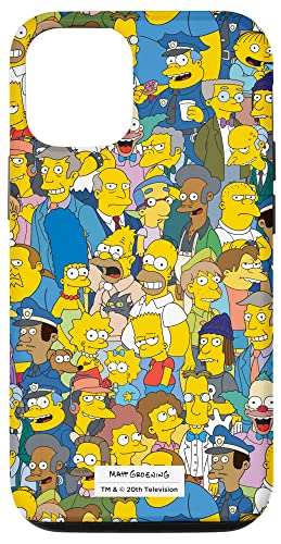Hülle für iPhone 12/12 Pro Die Simpsons Springfield-Charaktere drucken von The Simpsons