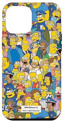Hülle für iPhone 12 Pro Max Die Simpsons Springfield-Charaktere drucken von The Simpsons