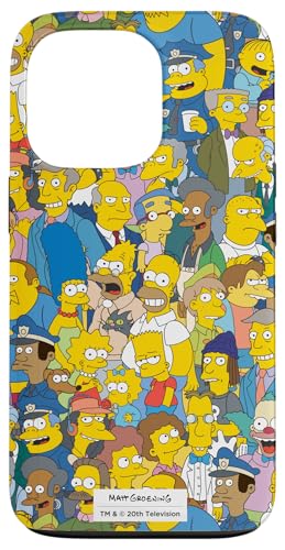 Hülle für iPhone 13 Pro Die Simpsons Springfield-Charaktere drucken von The Simpsons