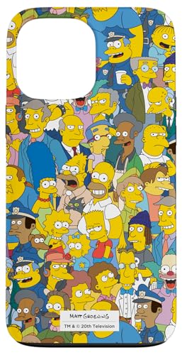 Hülle für iPhone 13 Pro Max Die Simpsons Springfield-Charaktere drucken von The Simpsons
