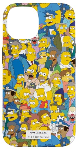 Hülle für iPhone 14 Die Simpsons Springfield-Charaktere drucken von The Simpsons