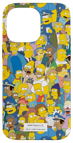 Hülle für iPhone 14 Pro Max Die Simpsons Springfield-Charaktere drucken von The Simpsons