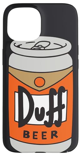 Hülle für iPhone 15 Die Simpsons Duff Bier Schwarz von The Simpsons