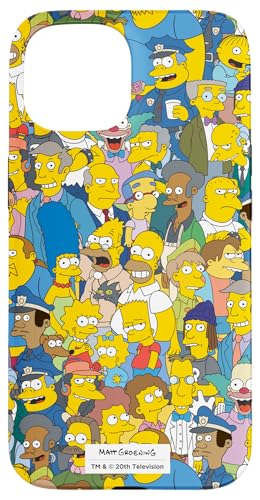 Hülle für iPhone 15 Die Simpsons Springfield-Charaktere drucken von The Simpsons