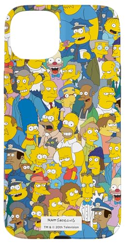 Hülle für iPhone 15 Plus Die Simpsons Springfield-Charaktere drucken von The Simpsons