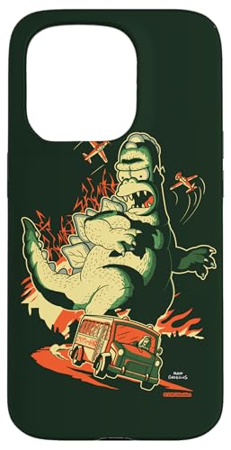 Hülle für iPhone 15 Pro Das Simpsons-Baumhaus des Horrors Homerzilla Terror von The Simpsons