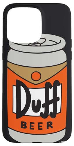 Hülle für iPhone 15 Pro Max Die Simpsons Duff Bier Schwarz von The Simpsons