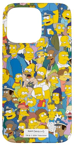 Hülle für iPhone 15 Pro Max Die Simpsons Springfield-Charaktere drucken von The Simpsons