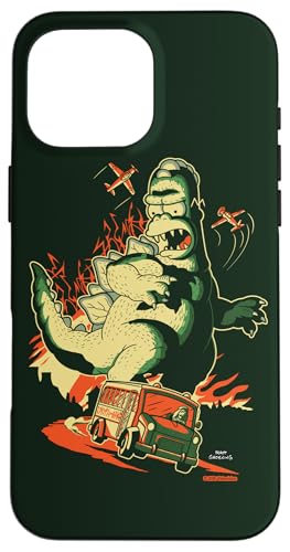 Hülle für iPhone 16 Pro Max Das Simpsons-Baumhaus des Horrors Homerzilla Terror von The Simpsons