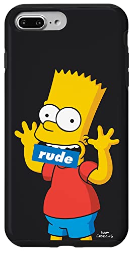 Hülle für iPhone 7 Plus/8 Plus Die Simpsons Bart Simpson Rude Mouth Schwarz Hülle für iPhone 7 Plus/8 Plus Die Simpsons Bart Simpson Rude Mouth Schwarz von The Simpsons