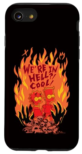 Hülle für iPhone SE (2020) / 7 / 8 The Simpsons Halloween Bart and Lisa “We’re in Hell? Cool!” von The Simpsons