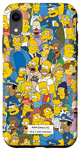 Hülle für iPhone XR Die Simpsons Springfield-Charaktere drucken von The Simpsons