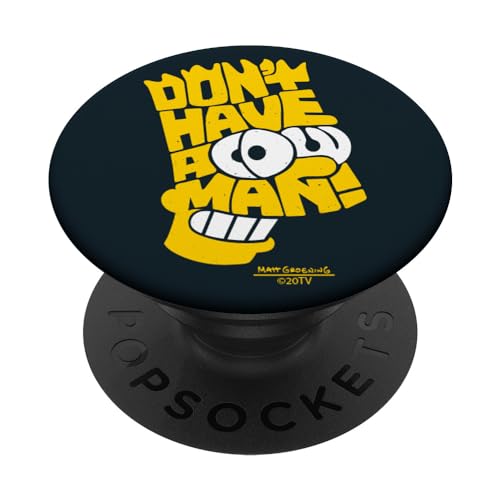 The Simpsons Bart Simpson Don’t Have a Cow Man PopSockets mit austauschbarem PopGrip von The Simpsons